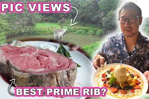 Epic Dinner View at this Legendary Restaurant! || [Kaneohe, Hawaii] HUGE Prime Rib for Felix's BDAY!