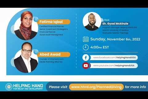 Islamic Planned Charitable Giving &amp; Estate Planning