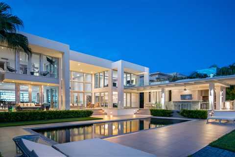 This Surfside Gem Perched on Biscayne Bay Asks $17.8M