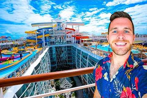 Boarding The LARGEST Cruise Ship In The World | Royal Caribbeans ALL NEW WONDER Of The Seas 2022!