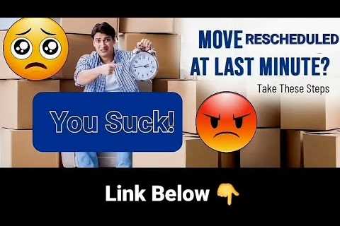 What to do when a Customer wants to reschedule at the last minute!!!