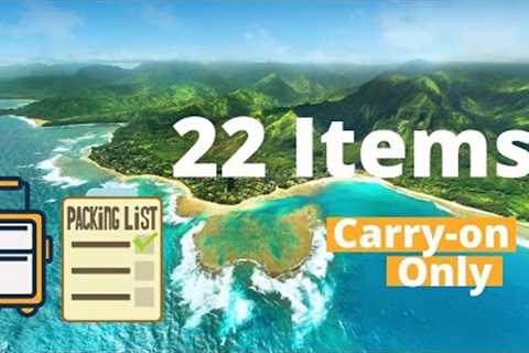 22 Must Pack items for Carry-on Only | TRAVEL TIPS | Found on AMAZON