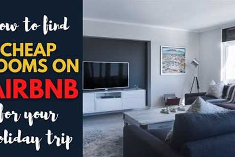 Cheap accommodation on AirBnb. Cheaper than booking! Low budget tips.