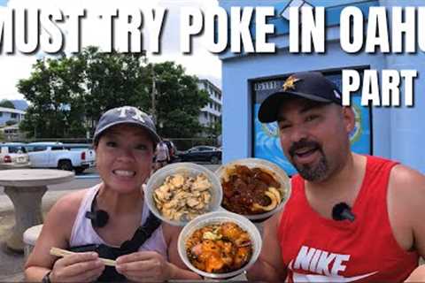OAHU, Hawai'i 2022 EATS |  MUST TRY POKE PART 1 Fresh Catch - Smoked Tako, Salmon, Ahi Shoyu