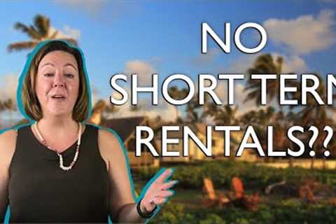 Why CAN'T You Have Short Term Rentals On Oahu | Oahu Hawaii Real Estate
