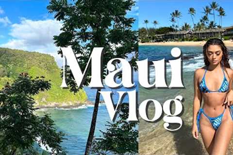 4 DAYS IN HAWAII | Maui Travel Vlog | Road to Hana, Parasailing &amp; more!🌺