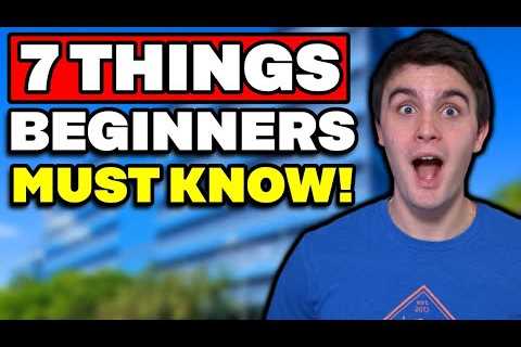 7 THINGS I WISH I'D KNOWN AS A BEGINNER IN WHOLESALING REAL ESTATE - ZACH GINN
