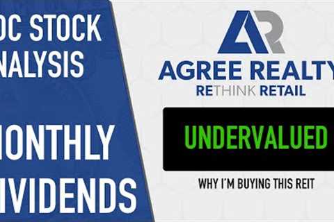 Why I’m BUYING this monthly paying dividend stock | REITS to buy now Agree Realty stock - ADC stock