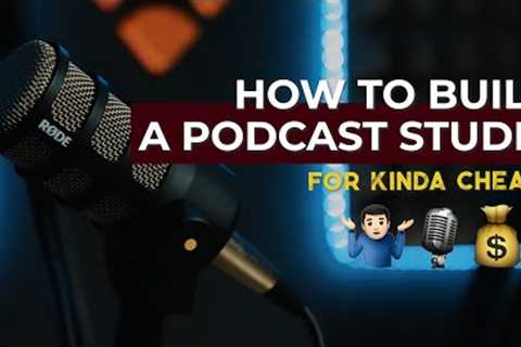 How to turn your bedroom into a podcast studio.