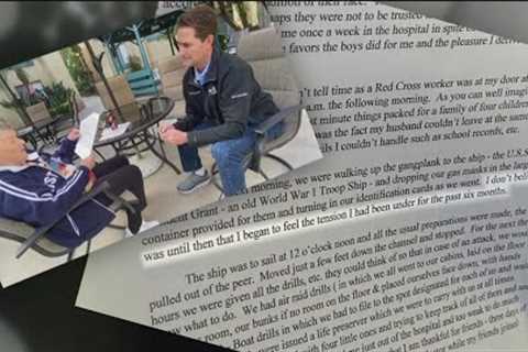 Pearl Harbor letter read publicly for the first time