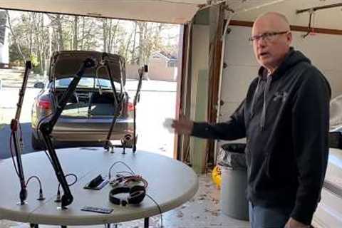Portable Podcasting Table