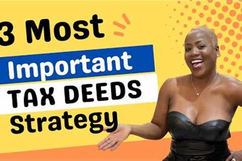 3 Most Important Things to Do for Tax Deed Investing TheJackieJackson.com Real Estate Coach