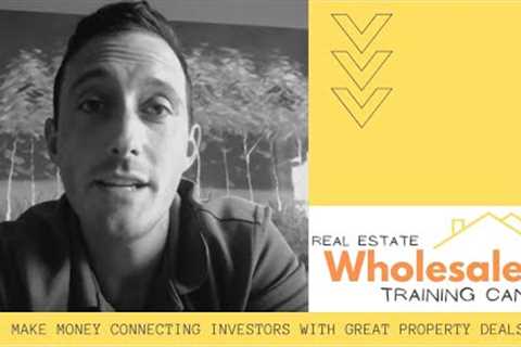 Wholesaler Training Camp - Step-by-Step Wholesaling Instruction