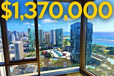INCREDIBLE VIEWS of the Ocean and City Lights! Ae'o Condominium in Honolulu $1,370,000