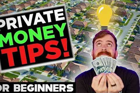 How Private Money Lending Works In Real Estate | For Beginners