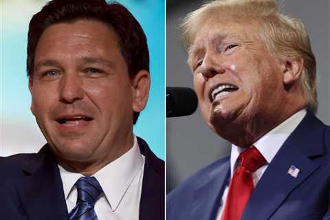 A 'civil war' looms in the Republican party as Trump rages at polls showing DeSantis is more popular, warns GOP donor