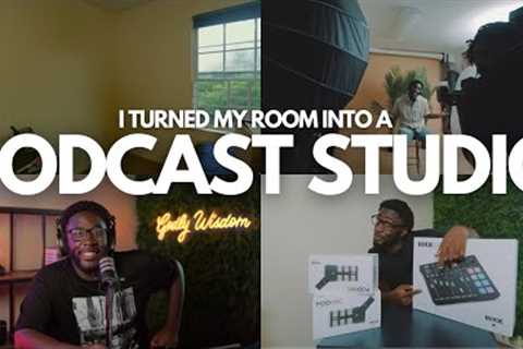 How I Turned My Room Into A Podcast Studio + Rodecaster Pro Unboxing