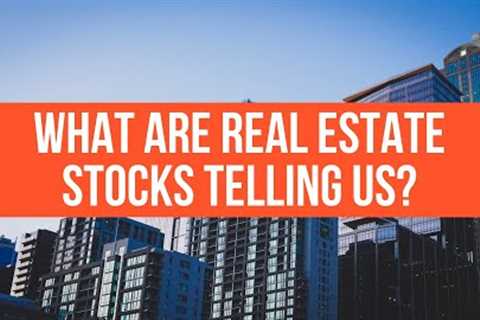 REITS trading at a discount! what does that mean for the Real Estate Market?