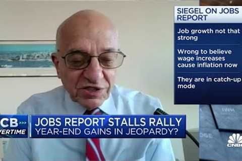 I did not regard today's jobs report as hot, hot, hot, says Wharton's Jeremy Siegel