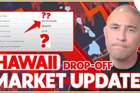 DRAMATIC Drop-Off in HAWAII ❗ Good or Bad? 🤔 | Market Update | Hawaii Real Estate 🏡