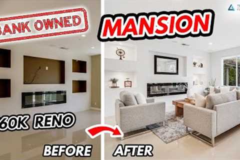 Bank Owned (REO) House Flip Before and After - Million Dollar House Flip, Luxury Home Remodel