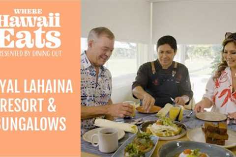 Royal Lahaina Resort &amp; Bungalows - General Manager Stephen Hinck and Executive Chef Jayson Asuncion
