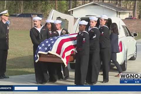 Louisiana sailor who died in Pearl Harbor finally buried 81 years later on Pearl Harbor anniversary