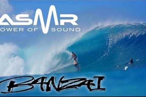 🔴NEW! (ASMR) SURFING - HAWAII SURF - SOOTHING OCEAN SOUNDS WITH RELAXING MUSIC🎧 - BANZAI PIPELINE🌊