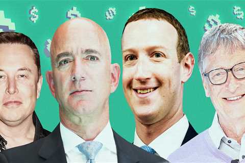 Crumbling tech stocks and recession fears have cratered the fortunes of the wealthiest Americans including Elon Musk and Jeff Bezos.