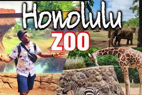 A day's trip to the Honolulu Zoo in Hawaii || Travel With The Kinng