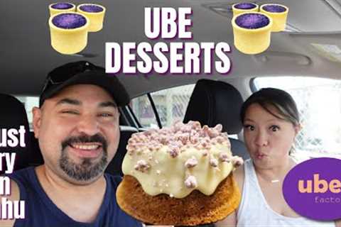 OAHU, Hawai'i 2022 EATS | UBE DESSERTS Uber Factory - Uber Tarts and Ube Mochi Bombs