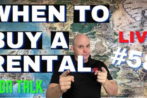 When to buy a Rental. Two criteria. Today's Dion Talk LIVE