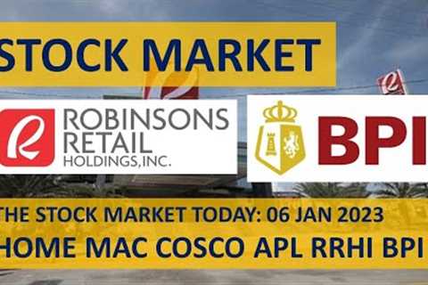 THE STOCK MARKET TODAY: 06 JAN 2023