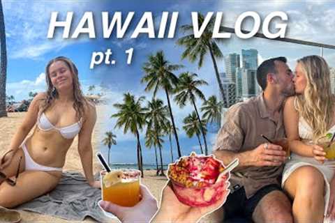 HAWAII Travel Vlog - Part 1 (things to do + places to eat in Waikiki) 🌺