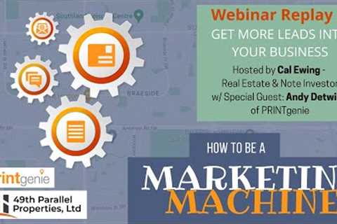 Get More Real Estate Leads &amp; Become a Marketing Machine with PrintGenie