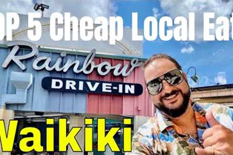 Top 5 Cheap Local Eats | Waikiki | Hawaii #honolulu #oahu #foodie