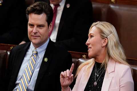 Marjorie Taylor Greene swipes at Matt Gaetz over Kevin McCarthy speaker vote and declares herself 'the leading MAGA voice in Congress'