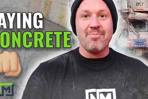 POURING 15 YARDS OF CONCRETE | REAL ESTATE FLIPPING