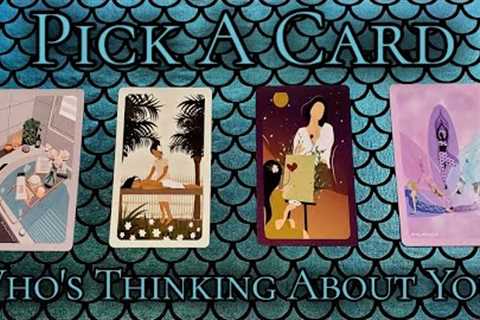 WHO CAN'T STOP THINKING ABOUT YOU? WHY? 💭 Details &amp; Initials 🔮 Pick A Card Love Reading