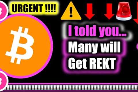 ⚠️HUUUUGE!!!⚠️ *CRITICAL* BITCOIN PRICE ANALYSIS!!⚠️Crypto BTC Prediction/ Cryptocurrency News Today