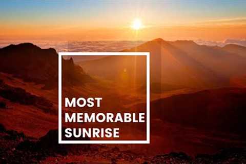 Most Memorable Sunrise From Above the Clouds 🤩😲| Haleakala sunrise | Hawaii | Once in a Lifetime
