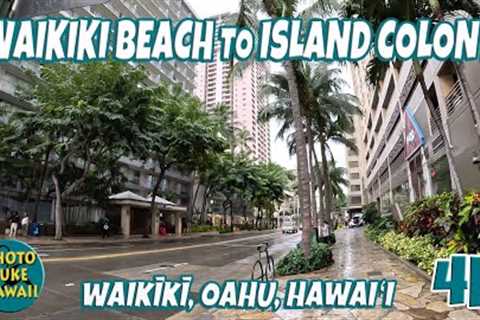 Waikiki Beach to Island Colony &amp; Centennial Park Waikiki January 29, 2023 Oahu Hawaii ワイキキ ハワイ