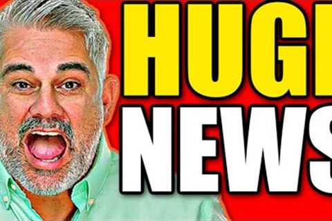 BIG!!!  First Time Home Buyer NEWS!! Real Estate Market News