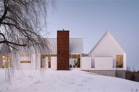 A Snow-White Home in Rural Ontario Freshens Up the Farmhouse Look