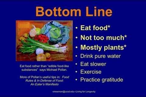 Living for Longevity: The Nutrition Connection  - Research on Aging