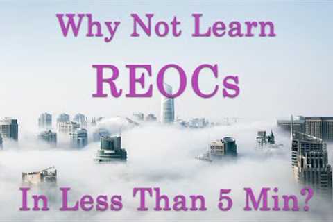 What are REOCs or Real Estate Operating Companies? Learn REOCs in less than 5 minutes.