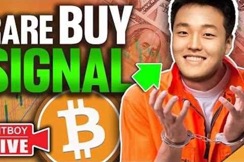 Crypto Founder CHARGED By SEC (EXTREMELY Rare Bitcoin Signal!)
