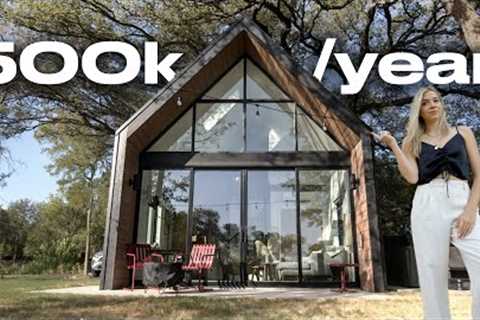 This A-Frame Airbnb Makes $500k Per Year... Here's How | Checked In
