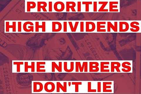 This is Why You Should Invest for High Dividends OVER Growth