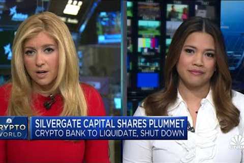 Silvergate Capital shares plummet as crypto bank announces plan to shut down